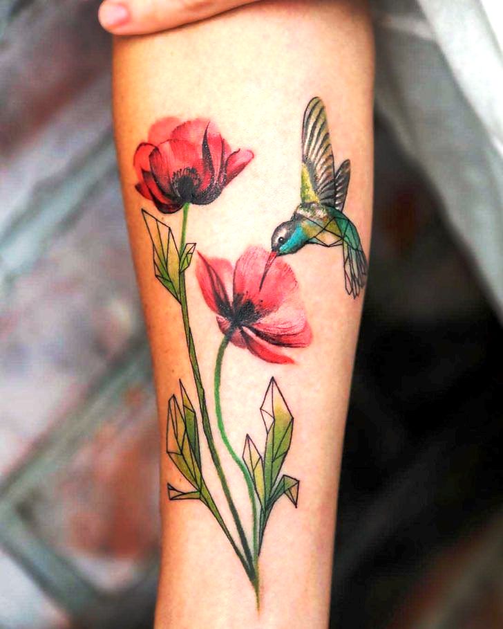 hummingbird tattoo inspirational tattoos instaloverz