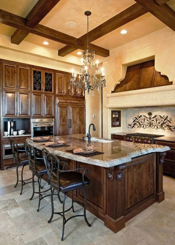 25 Charming Mediterranean Kitchen Design And Ideas - Instaloverz