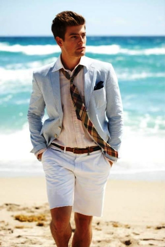 man beach wedding outfit