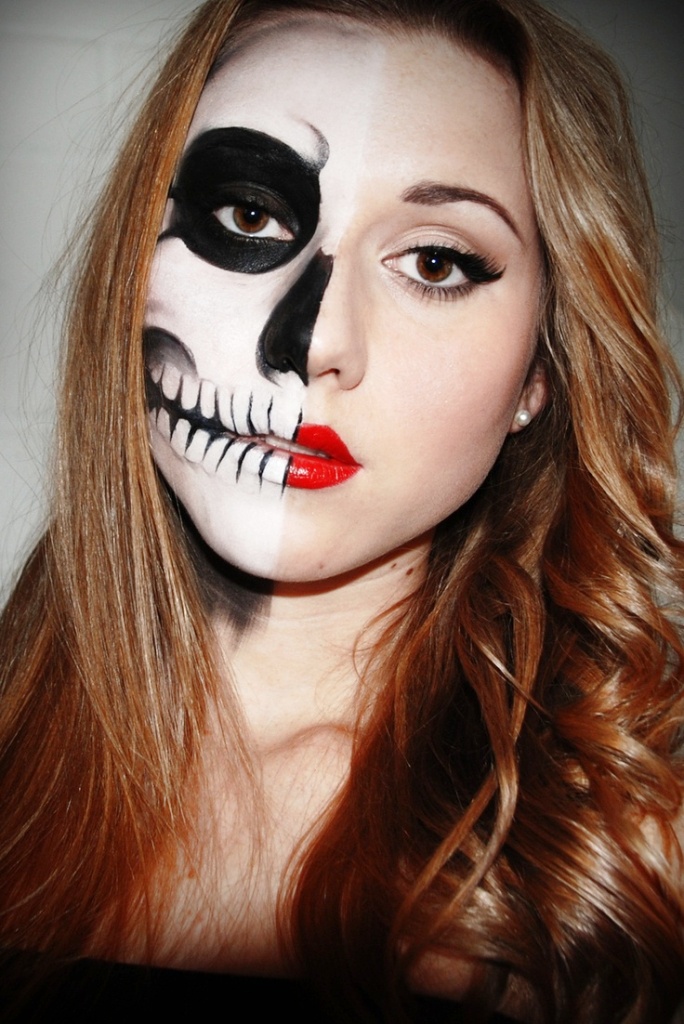 30 Amazing Halloween  Half Face  Makeup  Ideas  For You To Try 