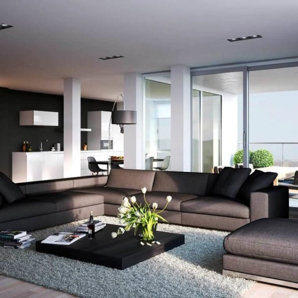 25 Amazing Modern Apartment Living Room Design And Ideas - Instaloverz