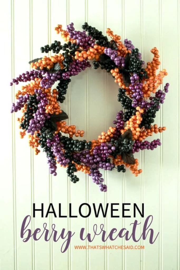 Halloween Berry Wreath