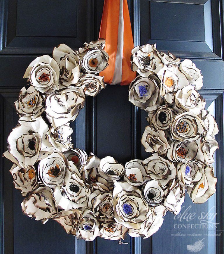 Paper Plates & Cookie Sprinkles Wreath