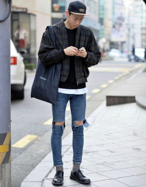 25 Trendy Ripped Jeans Outfit Ideas For Men - Instaloverz