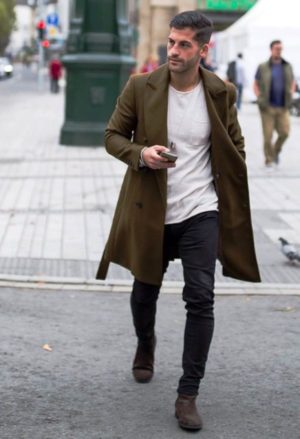 30 Awesome Overcoat Outfit Ideas For Men To Try - Instaloverz
