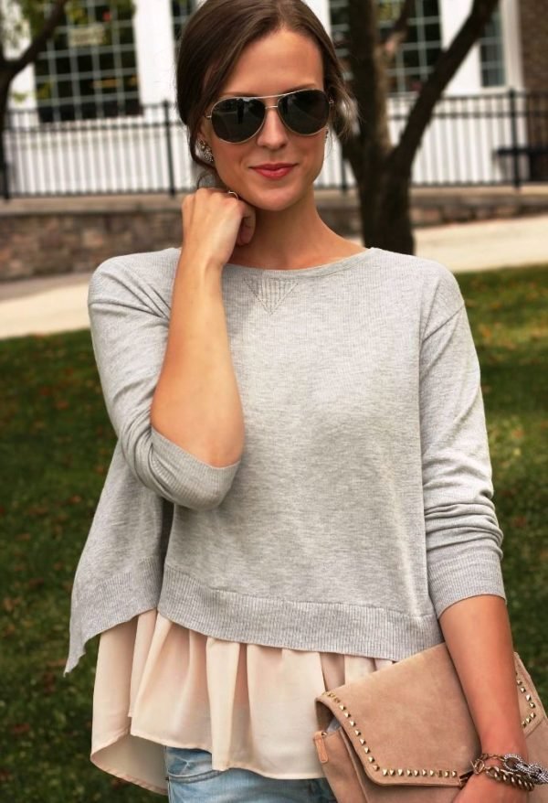 50 Stunning Cropped Sweater Outfit Ideas For Women To Try Instaloverz