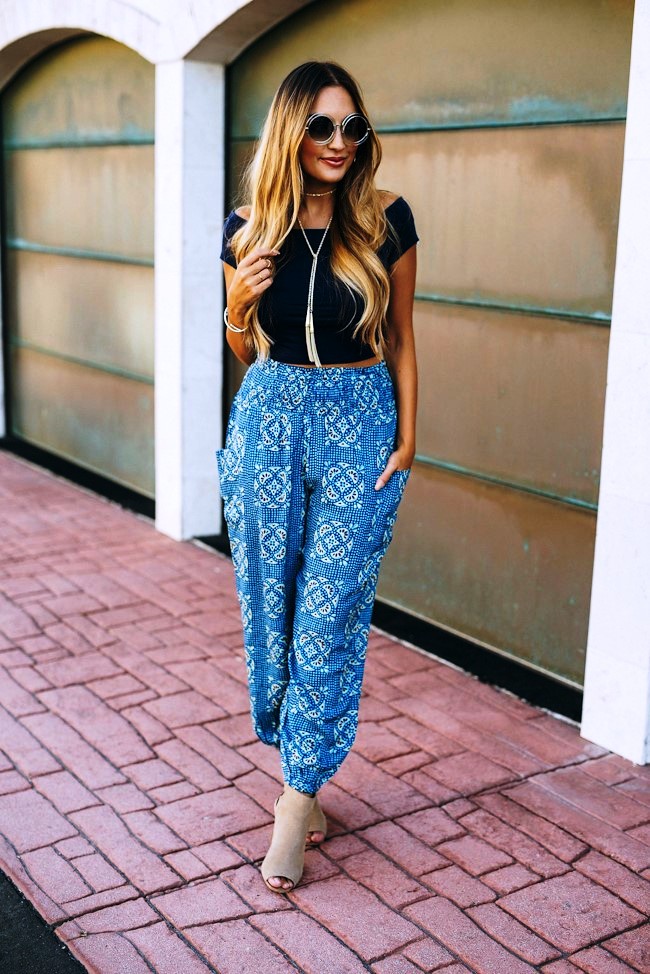 45 Gorgeous Harem Pants Outfit Ideas For Women To Try - Instaloverz