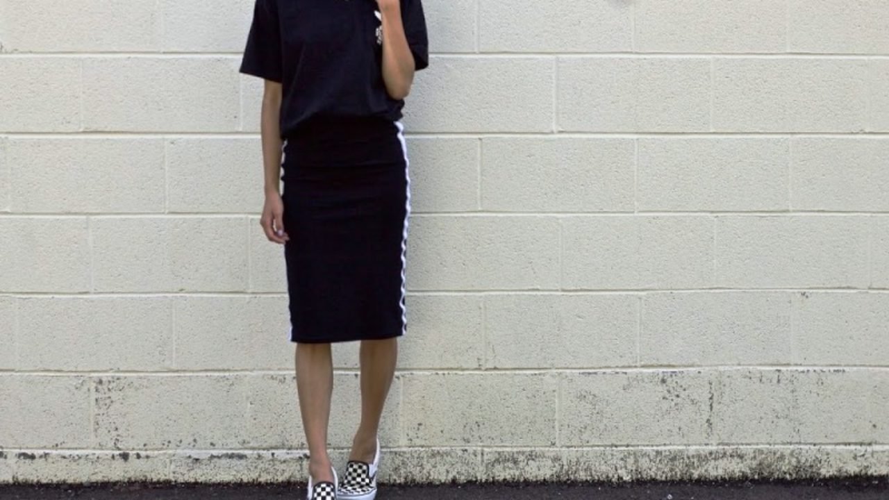 checkerboard vans fashion