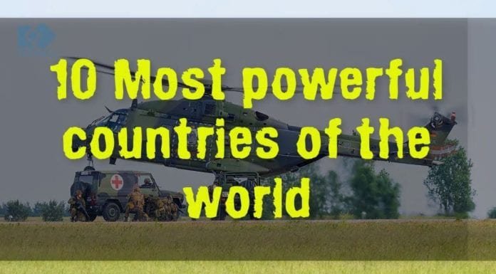 10 most powerful countries by military power